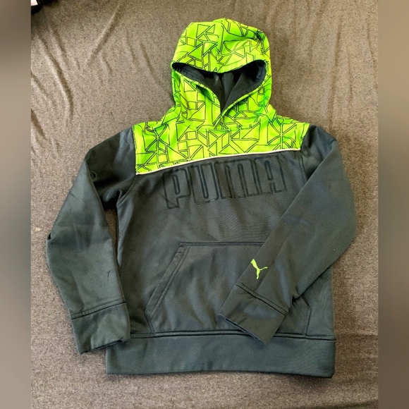 Puma Graphic Pullover Hoodie size Youth S - Picture 3 of 5